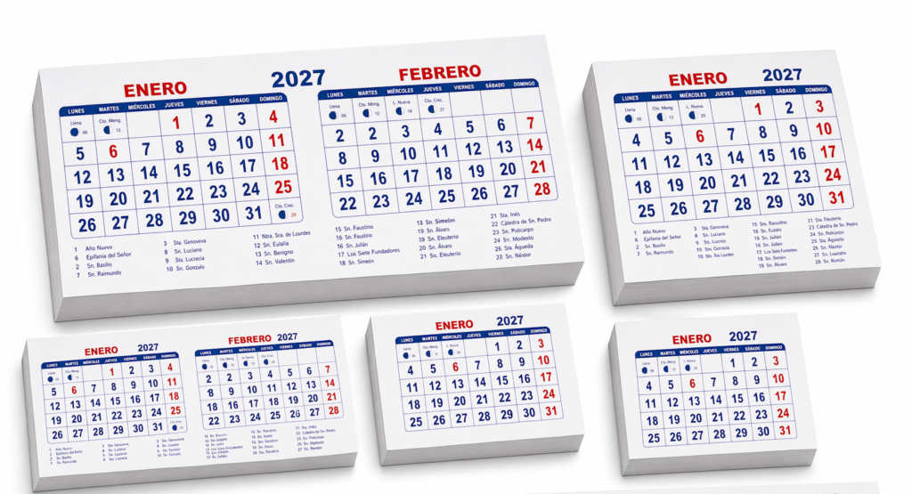 Calendarios 2027