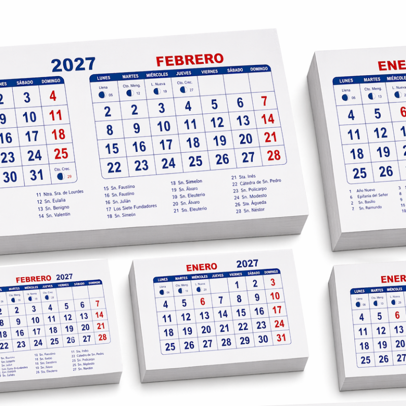 Calendarios 2027