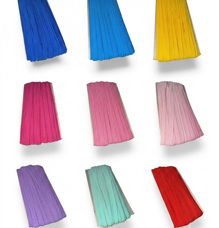 Elasticos Lisos 6 mm 10 metros